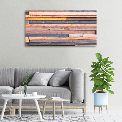 Tableau mural sur toile Mur en bois