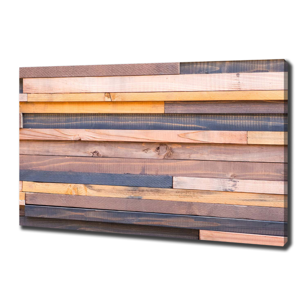 Tableau mural sur toile Mur en bois