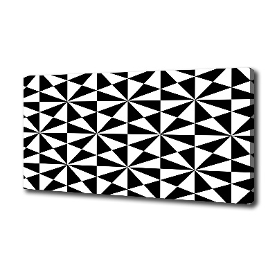 Tableau mural sur toile Illusion en noir et blanc