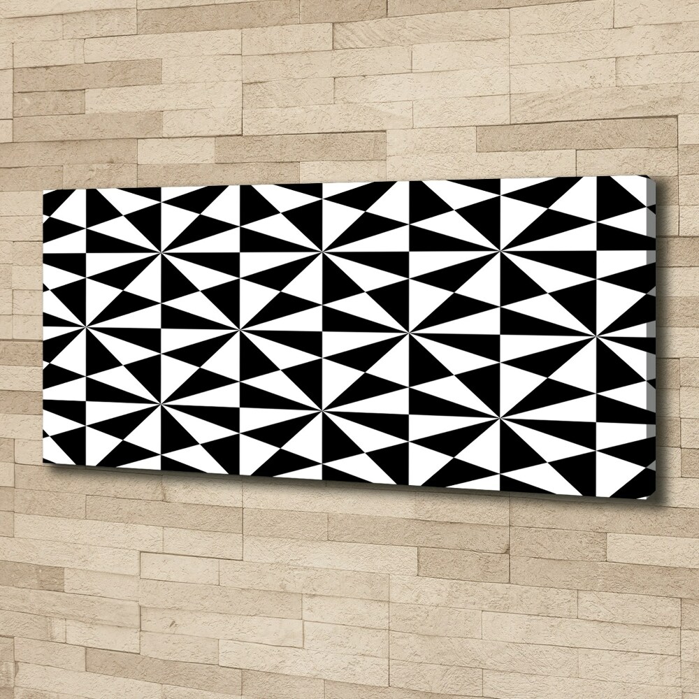 Tableau mural sur toile Illusion en noir et blanc