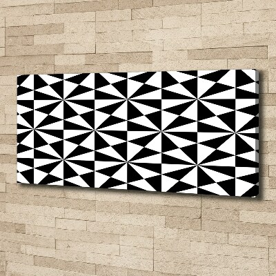 Tableau mural sur toile Illusion en noir et blanc