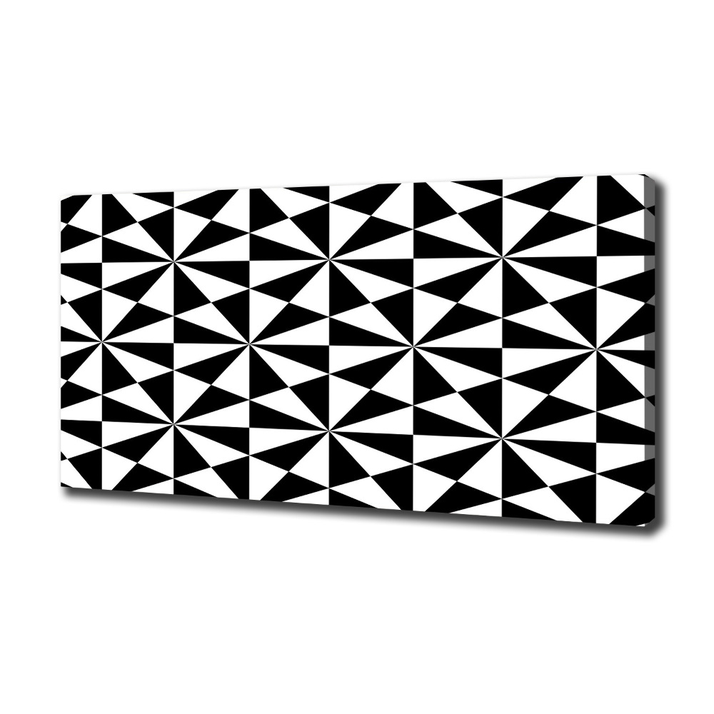 Tableau mural sur toile Illusion en noir et blanc