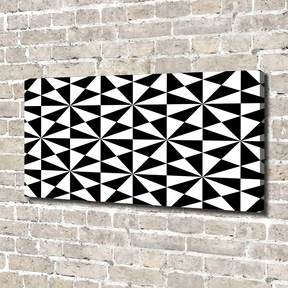 Tableau mural sur toile Illusion en noir et blanc