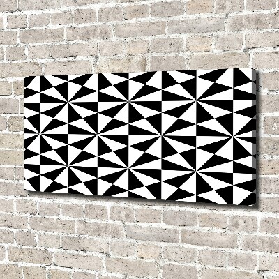 Tableau mural sur toile Illusion en noir et blanc