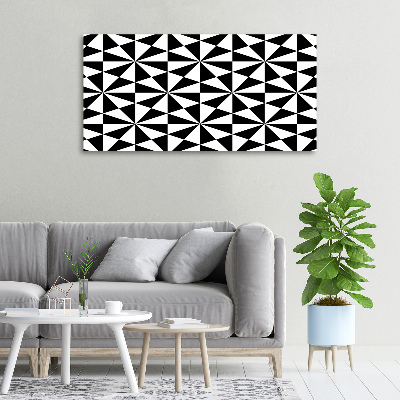 Tableau mural sur toile Illusion en noir et blanc