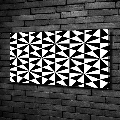 Tableau mural sur toile Illusion en noir et blanc