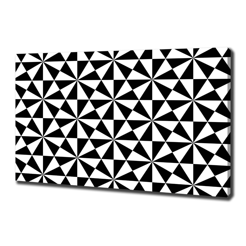 Tableau mural sur toile Illusion en noir et blanc