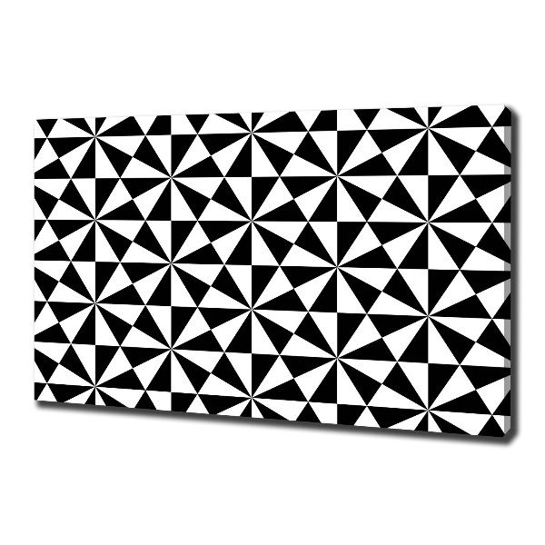 Tableau mural sur toile Illusion en noir et blanc