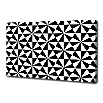 Tableau mural sur toile Illusion en noir et blanc