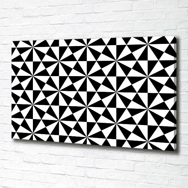 Tableau mural sur toile Illusion en noir et blanc