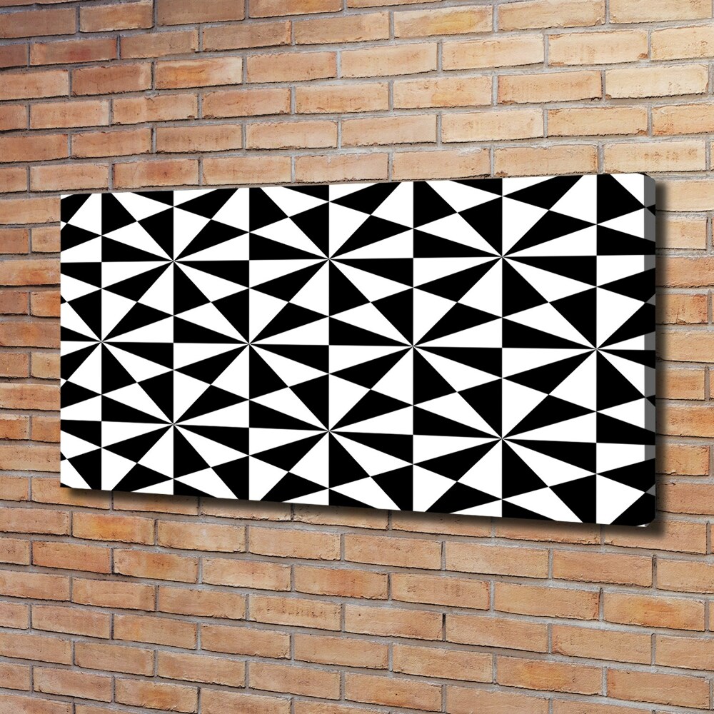 Tableau mural sur toile Illusion en noir et blanc