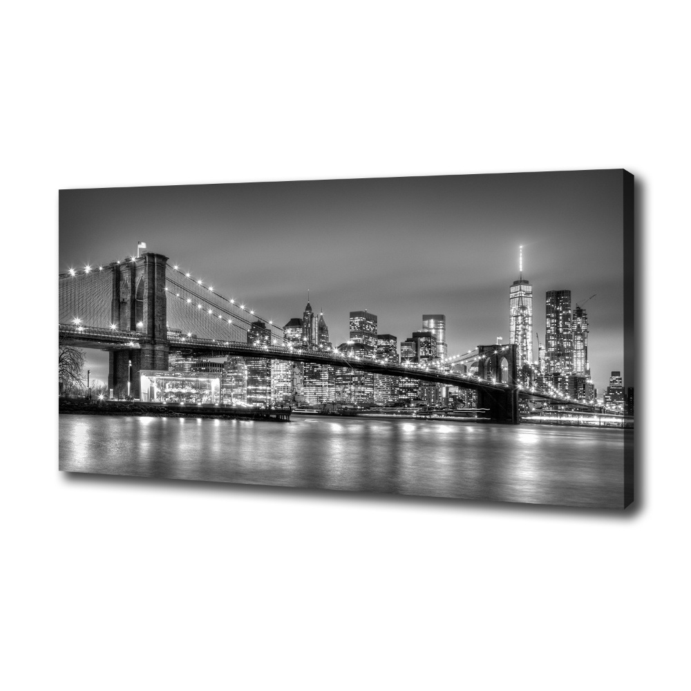 Tableau toile imprimée Pont de Brooklyn Manhattan