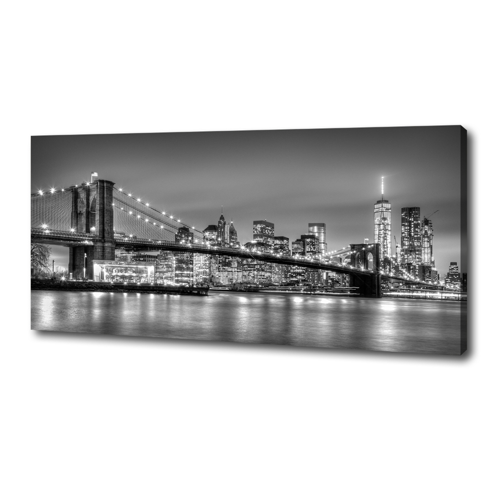 Tableau toile imprimée Pont de Brooklyn Manhattan