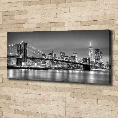 Tableau toile imprimée Pont de Brooklyn Manhattan