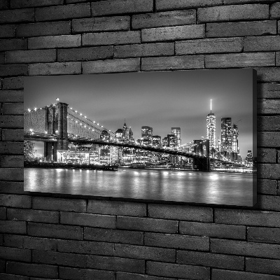 Tableau toile imprimée Pont de Brooklyn Manhattan