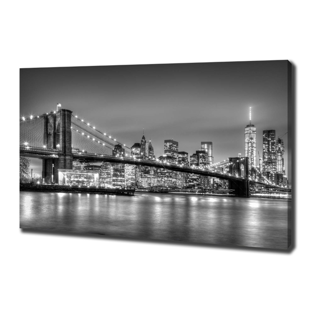 Tableau toile imprimée Pont de Brooklyn Manhattan