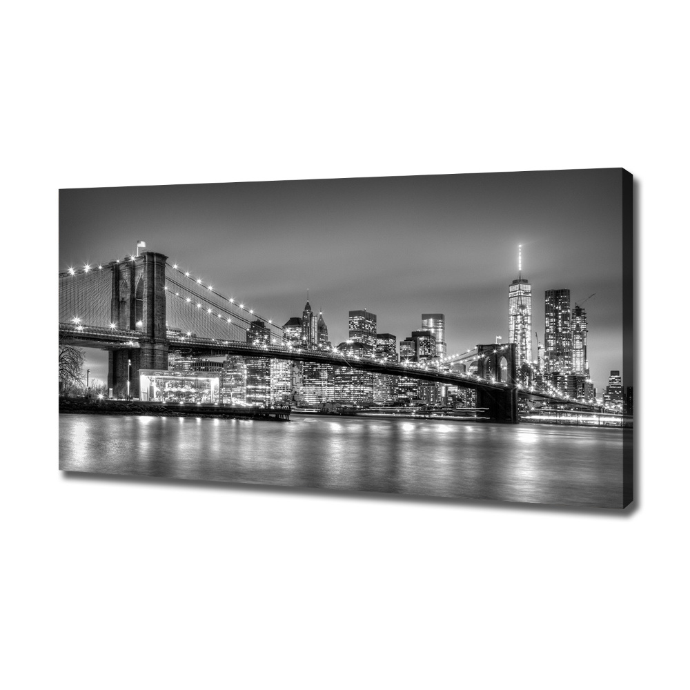 Tableau toile imprimée Pont de Brooklyn Manhattan