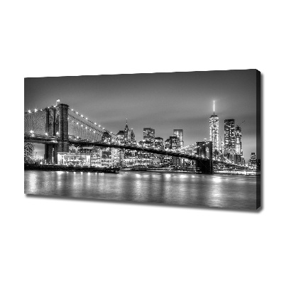 Tableau toile imprimée Pont de Brooklyn Manhattan