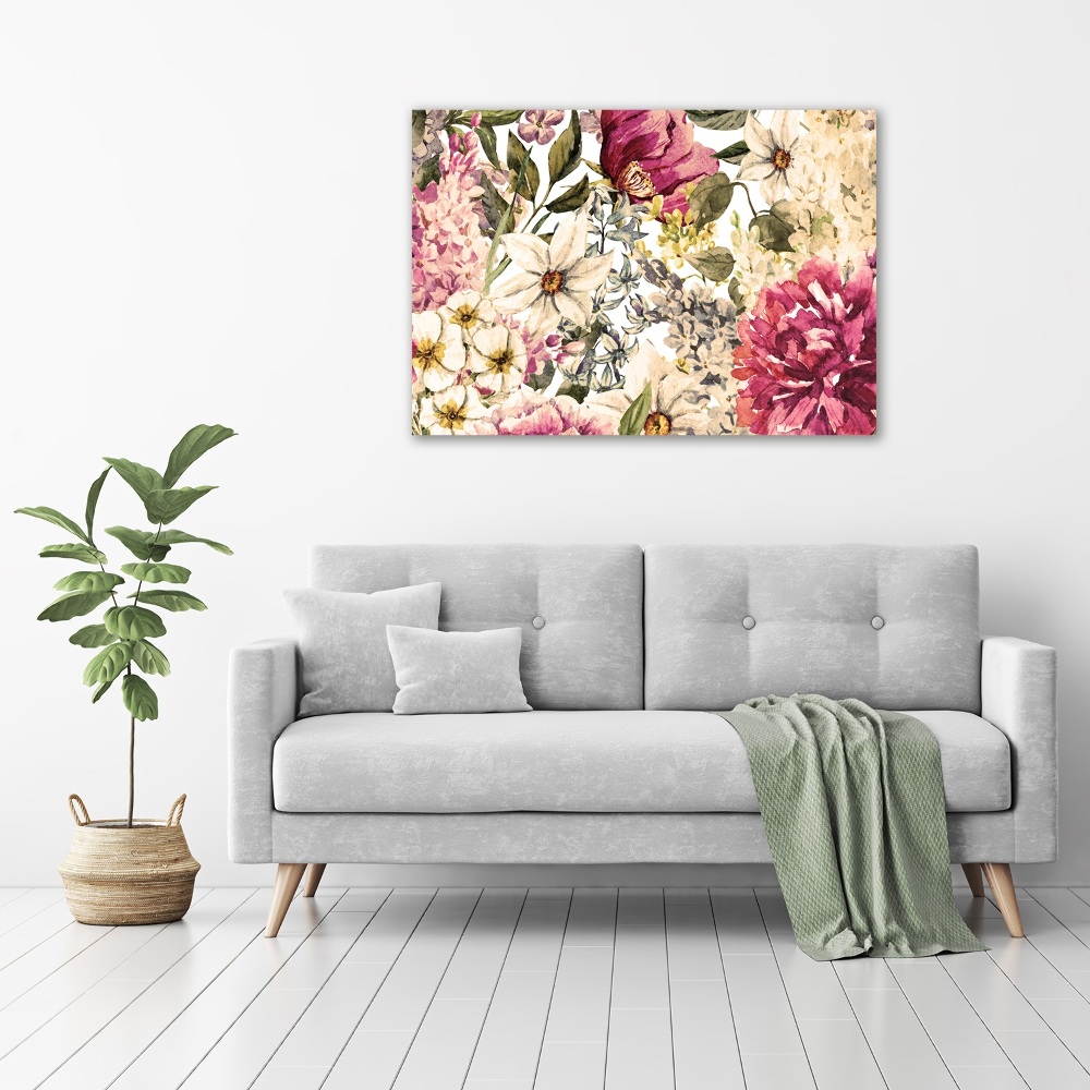 Tableau photo sur toile Abstractions florales