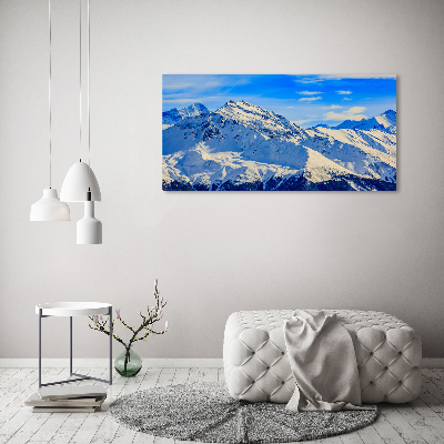 Tableau mural sur toile Alpes en hiver