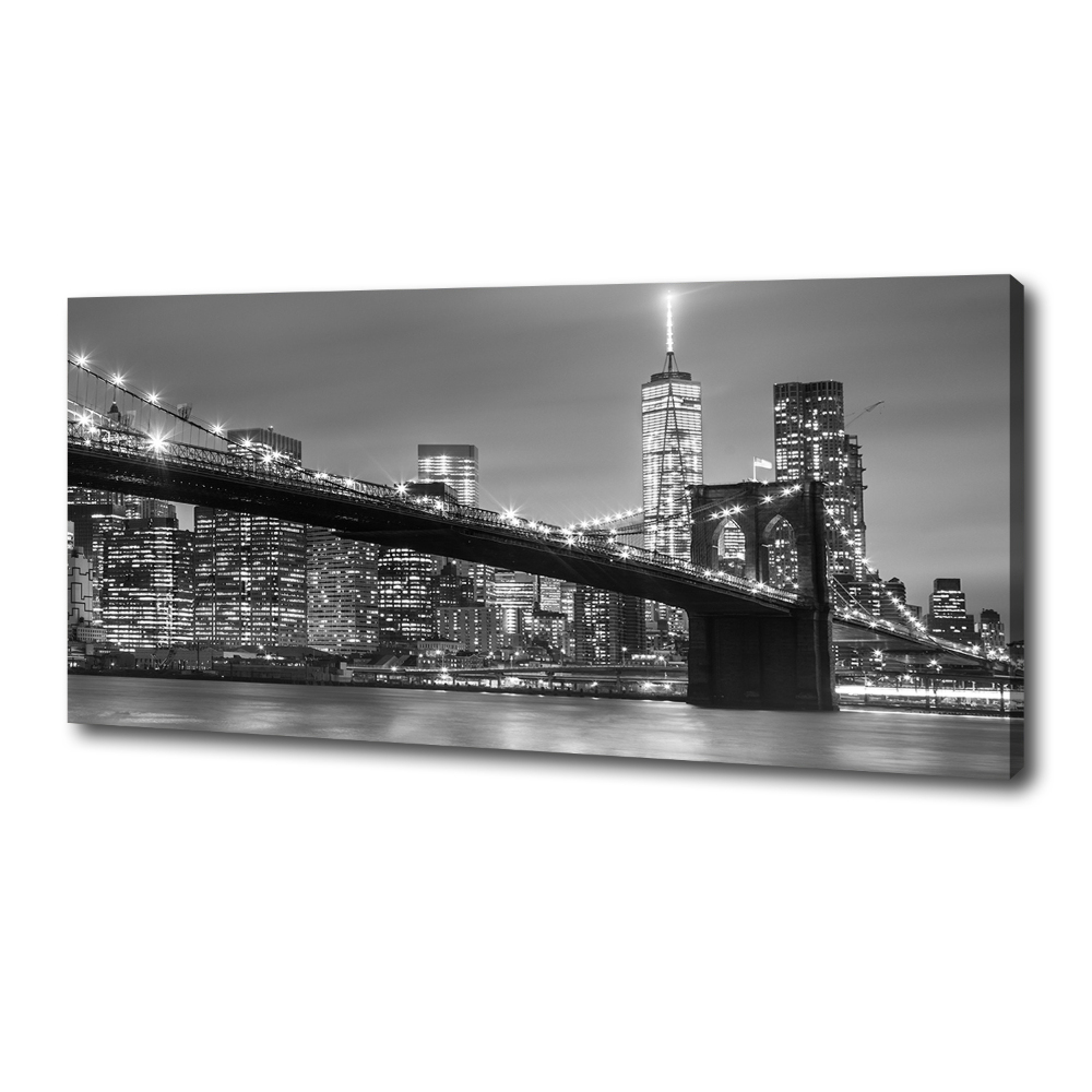 Tableau imprimé sur toile New York de nuit