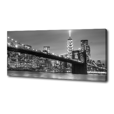 Tableau imprimé sur toile New York de nuit