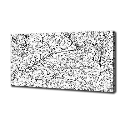 Tableau sur toile Branches tressées