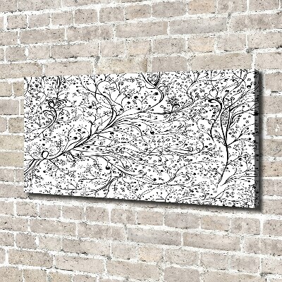 Tableau sur toile Branches tressées