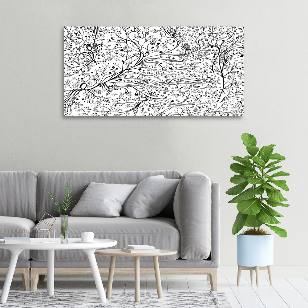 Tableau sur toile Branches tressées