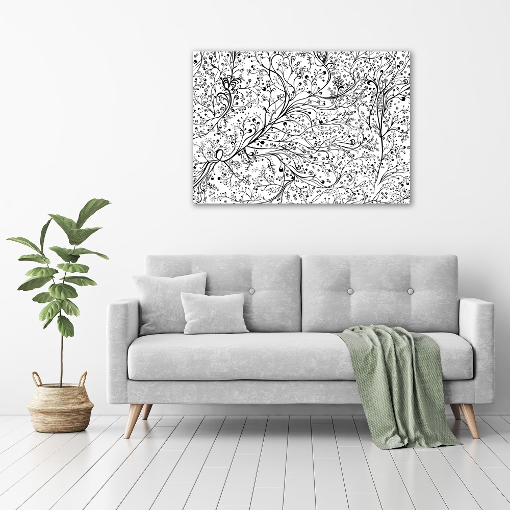 Tableau sur toile Branches tressées