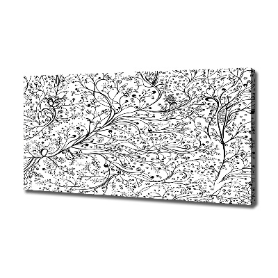 Tableau sur toile Branches tressées