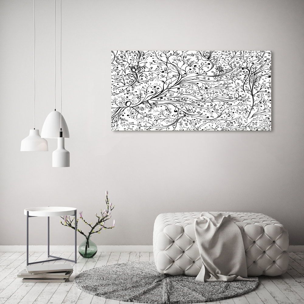 Tableau sur toile Branches tressées