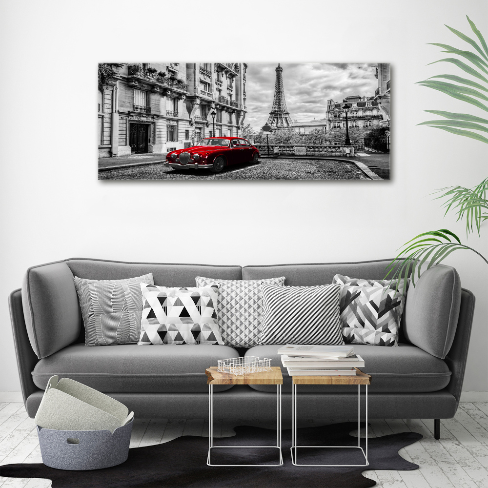 Tableau imprimé sur toile Limousine rouge