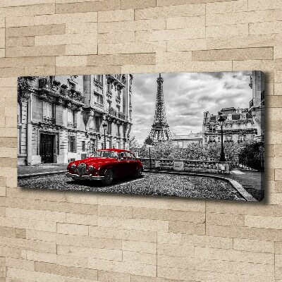 Tableau imprimé sur toile Limousine rouge