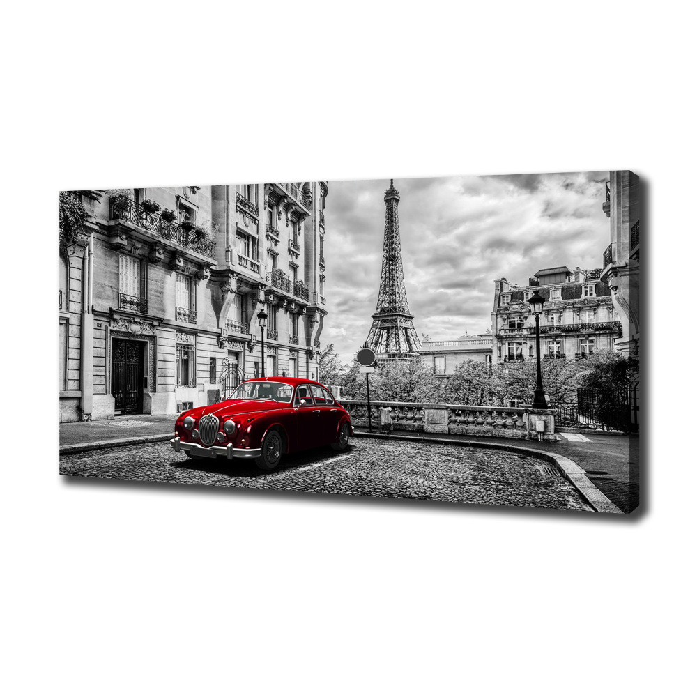 Tableau imprimé sur toile Limousine rouge