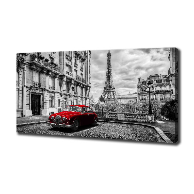 Tableau imprimé sur toile Limousine rouge