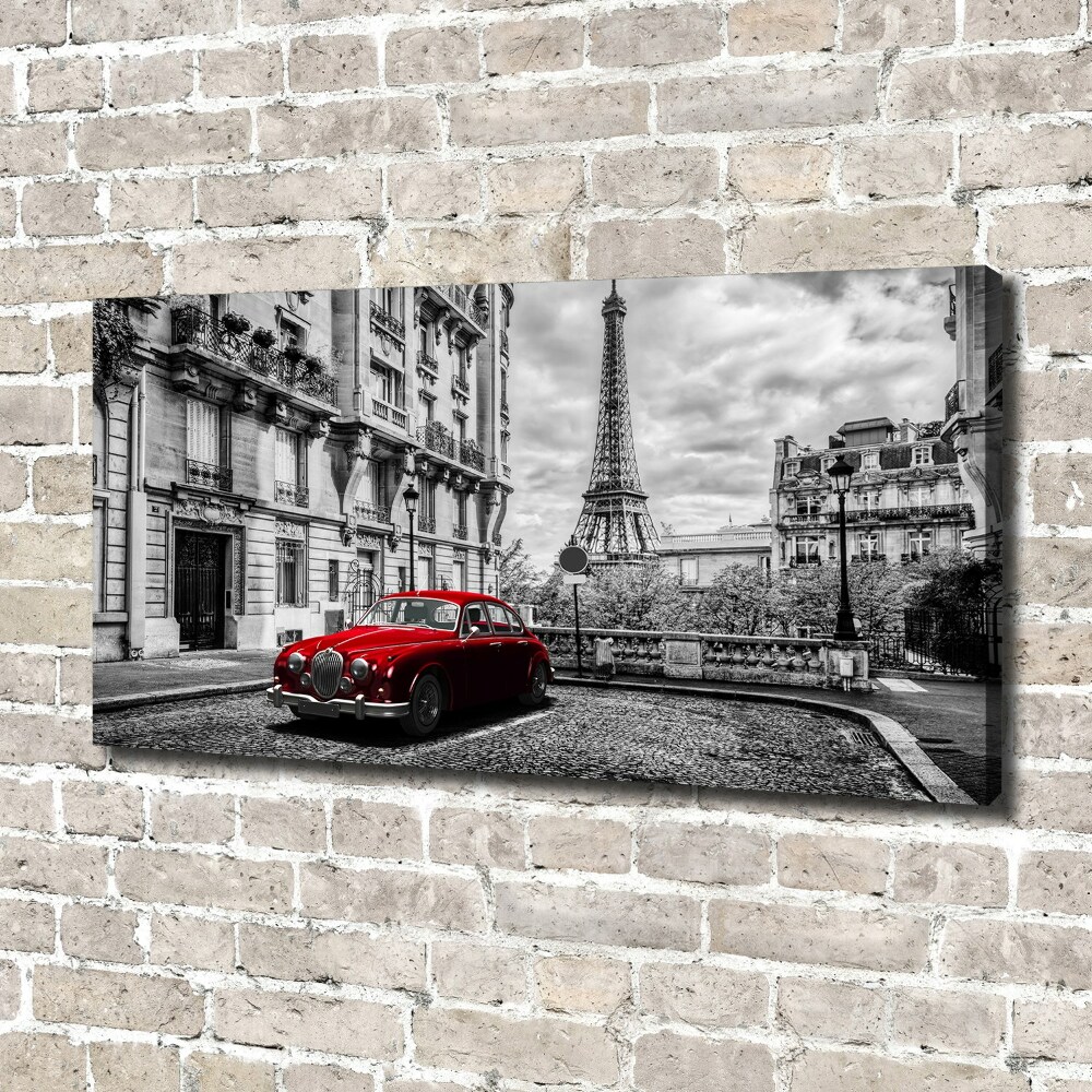 Tableau imprimé sur toile Limousine rouge