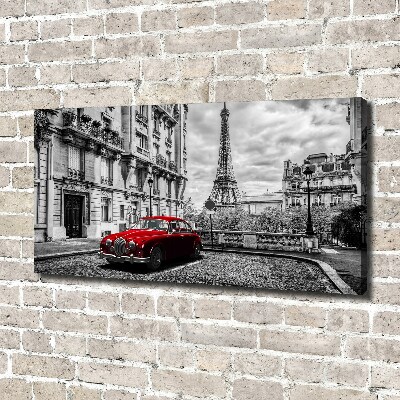 Tableau imprimé sur toile Limousine rouge