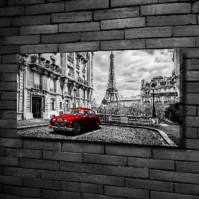 Tableau imprimé sur toile Limousine rouge