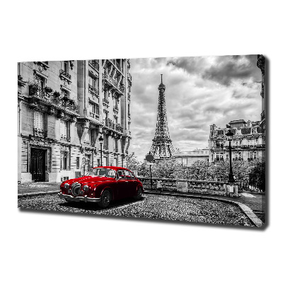 Tableau imprimé sur toile Limousine rouge