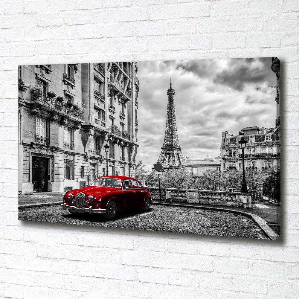 Tableau imprimé sur toile Limousine rouge