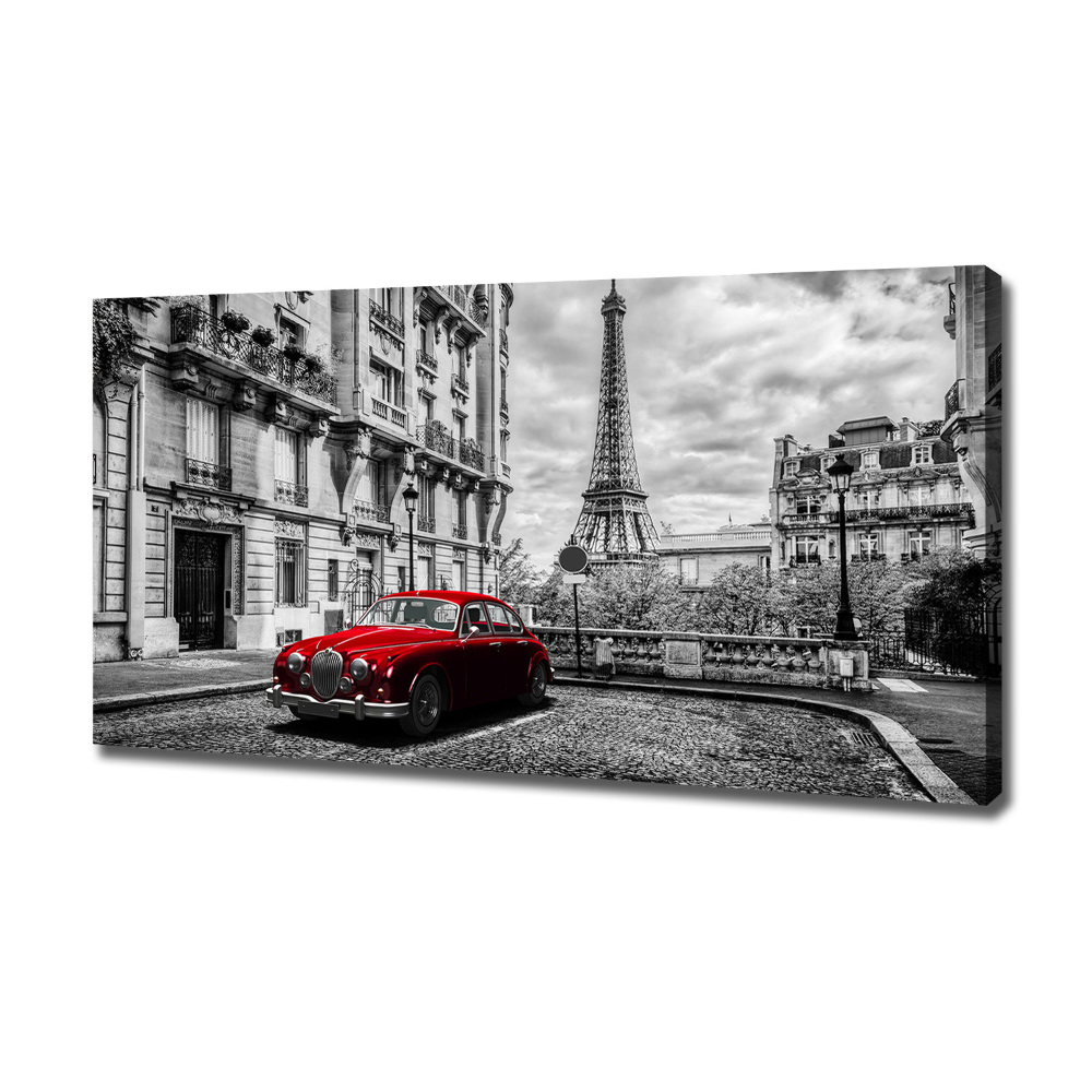 Tableau imprimé sur toile Limousine rouge