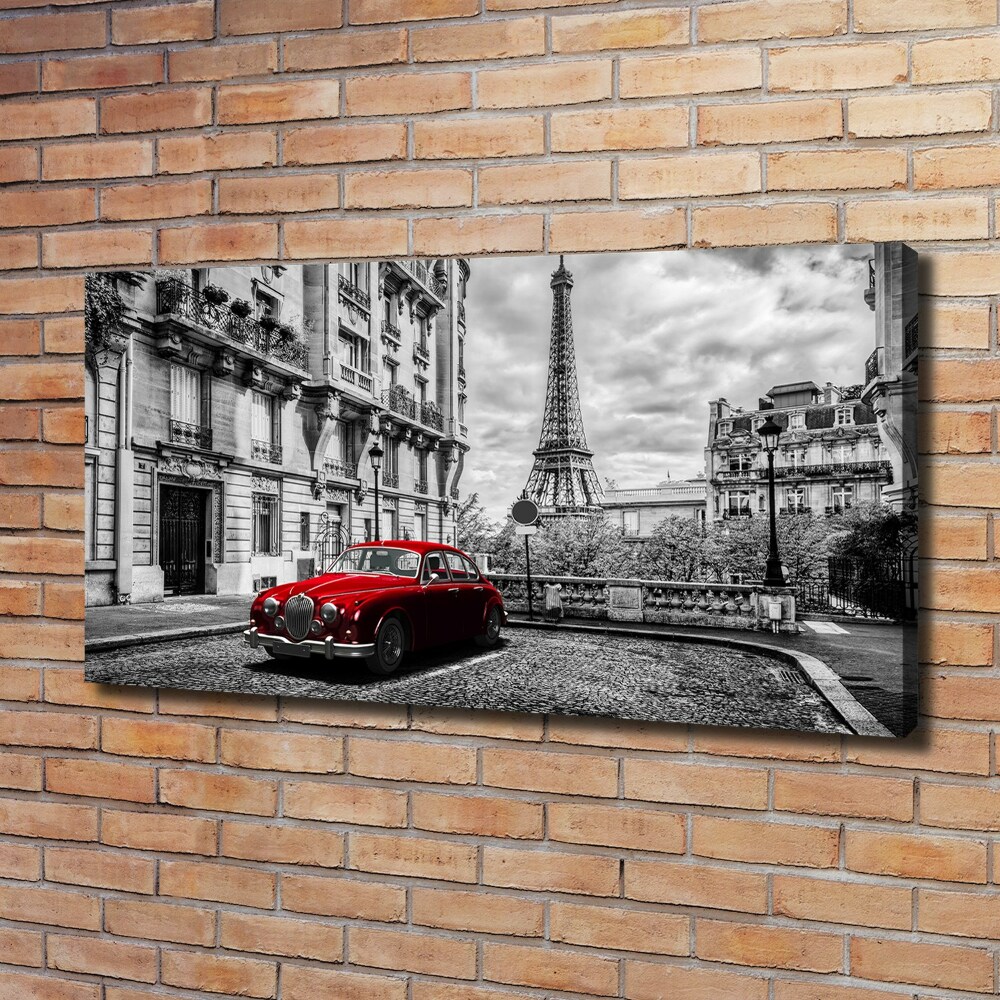 Tableau imprimé sur toile Limousine rouge