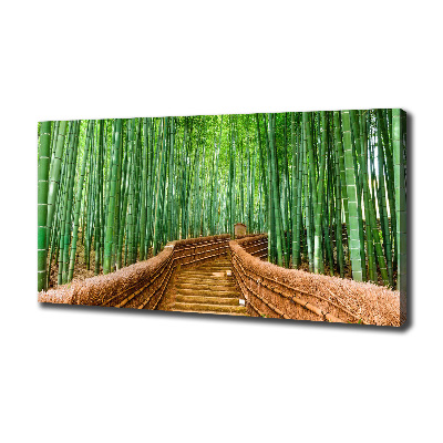 Tableau photo sur toile Forêt de bambous