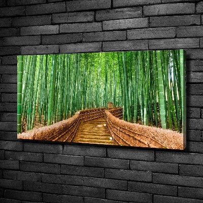 Tableau photo sur toile Forêt de bambous