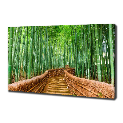 Tableau photo sur toile Forêt de bambous