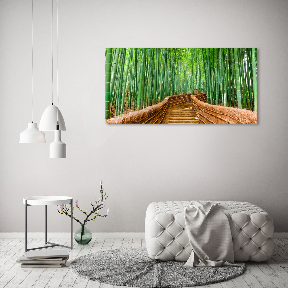 Tableau photo sur toile Forêt de bambous