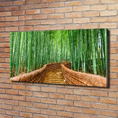 Tableau photo sur toile Forêt de bambous