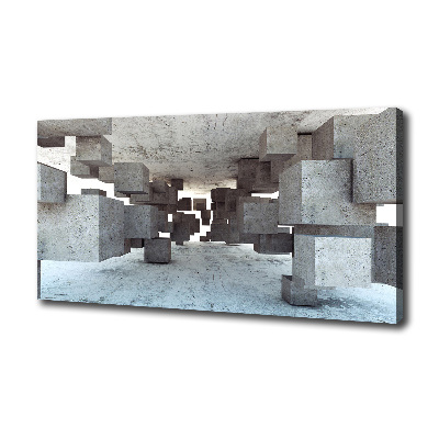 Tableau mural sur toile Cubes en béton