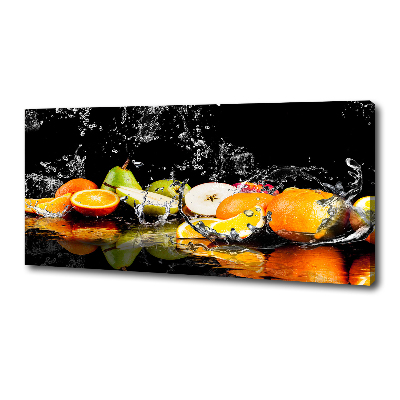 Tableau photo sur toile Fruits et eau